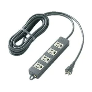 �p�i�\�j�b�N OA�^�b�v �ڒn�����~�߃R���Z���g 4�R�� �}�O�l�b�g�t �R�[�h��5m 15A 125V �u���b�N WCH2454B