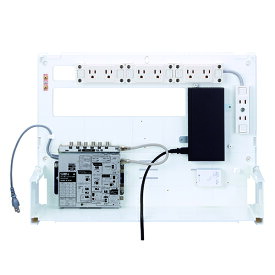 サン電子 情報分電盤 COM-S Gモデル 搭載機器 8個口コンセント 可動式6分配器 8ポートHUB マルチブースタ 電話1回線2分岐 COM-S1026-GN