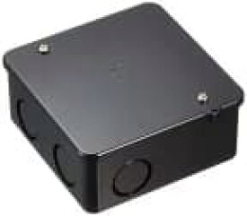 未来工業 PVKボックス 中形四角 浅型 黒(ブラック) PVK-ANK