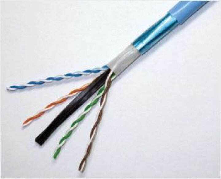 楽天市場】冨士電線 Cat6A 単線 10G-T LAN（UTP）ケーブル（200m巻  