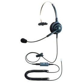 NDK（長塚電話工業所） エンタープライズ ビジネスホン向けヘッドセットパック 片耳タイプ VMC3接続コード（ボリューム/ミュートスイッチ付） タイプL　EN-L(6色)-VMC3