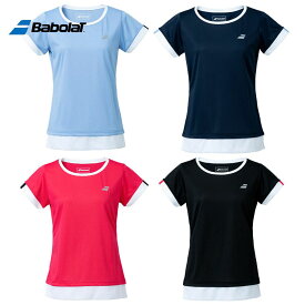 「あす楽対応」バボラ Babolat テニスウェア レディース CLUB SHORT SLEEVE SHIRT ショートスリーブシャツ BWG1330C 2021SS『即日出荷』