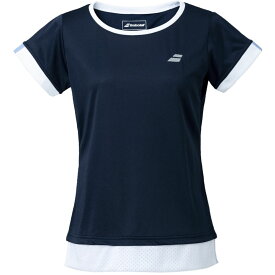 「あす楽対応」バボラ Babolat テニスウェア レディース CLUB SHORT SLEEVE SHIRT ショートスリーブシャツ BWG1330C 2021SS『即日出荷』