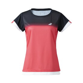 バボラ Babolat テニスウェア レディース CLUB SHORT SLEEVE SHIRT ゲームシャツ BWG2332C 2022SS