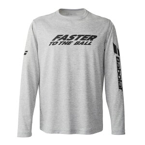 バボラ Babolat テニスウェア ユニセックス PURE LONG SLEEVE SHIRT 長袖シャツ BUP5503 2025SS