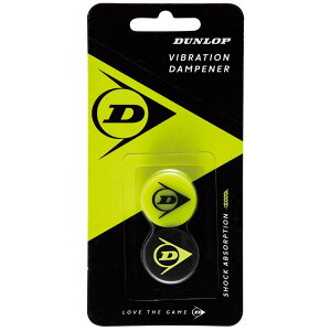 ダンロップ DUNLOP テニス振動止め ストリング振動止め 2個入 イエロー×ブラック DTA-1910-YLBK