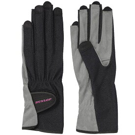 ダンロップ DUNLOP テニスアクセサリー レディース ナノフロント テニスグローブ（両手セット）手のひら穴なし ネイルスルータイプ TGG-0117W 【タイムセール】