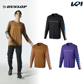 ダンロップ DUNLOP テニスウェア ユニセックス ロングスリーブTシャツ DAL-8403 2024SS