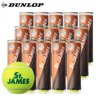 DUNLOP(ダンロップ)「St.JAMES(セントジェームス) 1箱（15缶/60球)」テニスボール 『即日出荷』