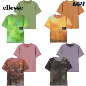 エレッセ Ellesse テニスウェア ユニセックス W.P.D.ダブルフェイスショートスリーブティ EU123101- 2023SS