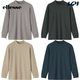 エレッセ Ellesse テニスウェア ユニセックス Medium Thickness L/S Mock Neck Shirt EU323151 2023FW