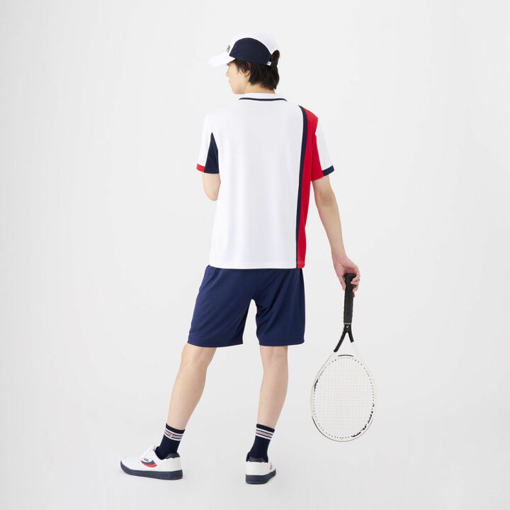 楽天市場 フィラ Fila テニスウェア メンズ ゲームポロ Vm5564 22ss レビュー特典対象 Pro Sports