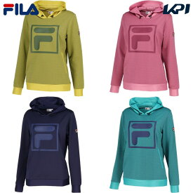 フィラ FILA テニスウェア レディース プルオーバーフーディ VL2713 2023FW