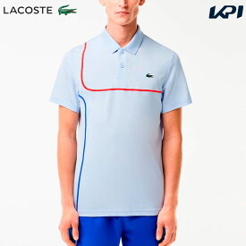 「あす楽対応」ラコステ LACOSTE テニスウェア メンズ アシンメトリーウルトラドライポロシャツ DH7362-99-IR6 2024SS 『即日出荷』