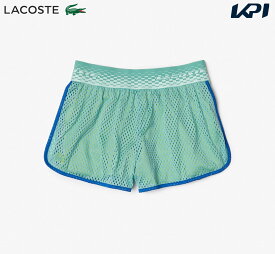 「あす楽対応」ラコステ LACOSTE テニスウェア レディース ショートパンツ GF4915-99-ZLI 2023SS『即日出荷』