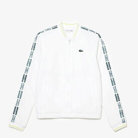 「あす楽対応」ラコステ LACOSTE テニスウェア レディース スリーブテーピングジップジャケット BF1026-99-001 2023FW 『即日出荷』