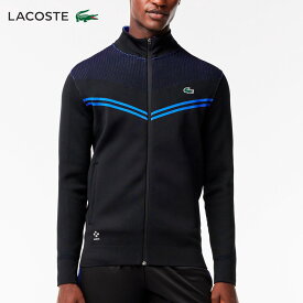 「あす楽対応」ラコステ LACOSTE テニスウェア メンズ 『ダニール・メドベージェフ』メッシュ切り替えトラックジャケット SH1090-99-L5I 2023FW 『即日出荷』