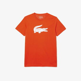 「あす楽対応」ラコステ LACOSTE テニスウェア メンズ コットンブレンドウルトラドライロゴプリントTシャツ TH2042-99-NI6 2023FW 『即日出荷』