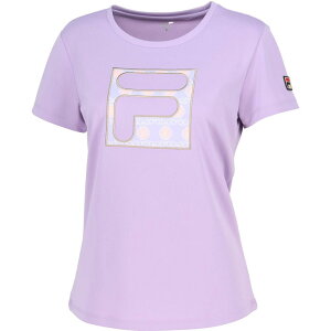 【上下セット】フィラ FILA テニスウェア レディース アップリケTシャツ×スコート EL0005-EL0003 2025SS