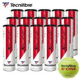 【365日出荷】「あす楽対応」テクニファイバー Tecnifibre テニスボール X-ONE（エックスワン）4個入 1箱（15缶/60球）TBA4XE1　ITF／JTA 公認球 『即日出荷』
