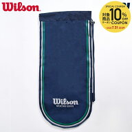 ウイルソン Wilson テニスバッグ・ケース WILSON LEGACY RACQUET SOFT COVER Nav/Gre レガシー ラケット…
