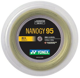 YONEX（ヨネックス）「ナノジー95（NANOGY 95）[200mロール] NBG95-2」バドミントンストリング（ガット）【KPI】