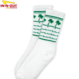 In-N-Out Burger DRINK CUP SOCKS インアンドアウトバーガー オリジナル ソックス【sku094-grn】【お取り寄せ商品】