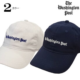 The Washington Post Baseball Cap　ワシントンポスト オリジナル ロゴキャップ【twp001-all】【取寄商品】
