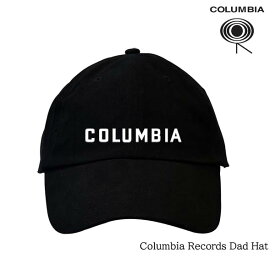 Columbia Records Dad Hat　コロムビアレコード オリジナル ロゴキャップ【y3chcr06-blk】【取寄商品】