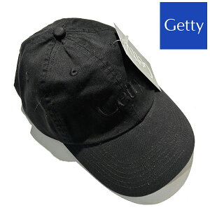 Getty Embroidered Logo Cap - Black with Black Logo�@�Q�b�e�B�E�Z���^�[ �I�t�B�V���� ���S�L���b�v�ygget005-blk�zmsqn