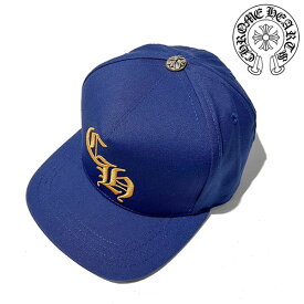 【正規品】CHROME HEARTS CH logo Baseball Cap　クロムハーツ 5パネル ベースボールキャップ【029-068816-blue】swqm