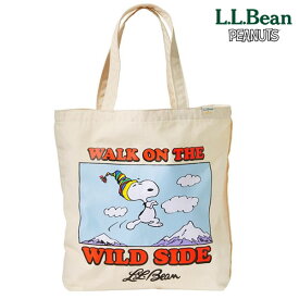 【正規品】L.L.Bean x Peanuts Wicked Shoppah Tote エルエルビーン×ピーナッツ ショッパートート トートバッグ【515318-nat】swrqnma