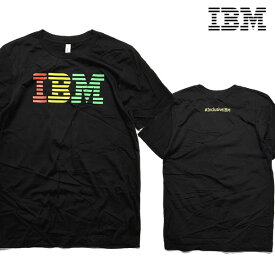 IBM Pan-African Tee　アイビーエム オフィシャル ロゴ Tシャツ【546705-blk】sqmna
