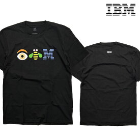 IBM Eye-Bee-M Tee　アイビーエム オフィシャル ロゴ Tシャツ【664074-blk】sqmna