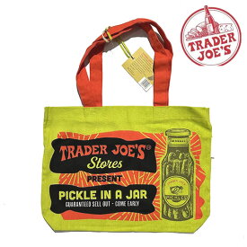 Trader Joe's PICKLE ROBOTS Bag　トレーダージョーズ トレジョ コットン エコバッグ【70911】smnaq