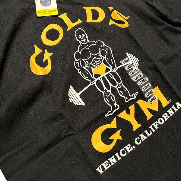 楽天市場】【正規品】GOLD'S GYM LOGO Tshirts ゴールドジム ベニス 