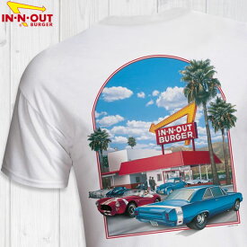 In-N-Out Burger　2000 MILLENNIUM　インアンドアウトバーガー オリジナルプリントTシャツ【sku106-wht】【お取り寄せ商品】