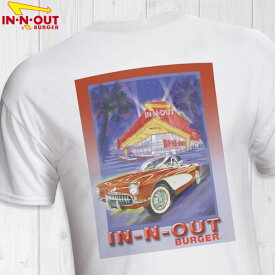 In-N-Out Burger　2002 THE WHARF　インアンドアウトバーガー オリジナルプリントTシャツ【sku117-wht】【お取り寄せ商品】
