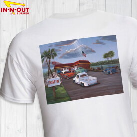 In-N-Out Burger　2009 SERVING OUR TROOPS インアンドアウトバーガー オリジナルプリントTシャツ【sku124-wht】【お取り寄せ商品】