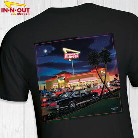 In-N-Out Burger　2013 NOW AND THEN BLACK インアンドアウトバーガー オリジナルプリントTシャツ【sku135-blk】【お取り寄せ商品】