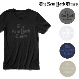 New York Times Stacked Logo Shirt　ニューヨークタイムズ オリジナル ロゴ クルーネックTシャツ【wh1600-all】【取寄商品】