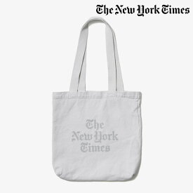 New York Times Stacked Logo Tote Bag　ニューヨークタイムズ オリジナル ロゴトートバッグ【wh1955-gray】【取寄商品】
