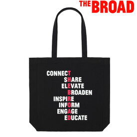 The Broad Inspiration Tote　ザ・ブロード 現代美術館 オリジナル ロゴ トートバッグ【tbs006-blk】【取寄商品】