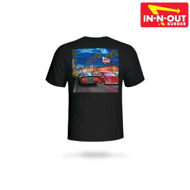 In-N-Out Burger　HOLLYWOOD CRUSING Tee インアンドアウトバーガー オリジナルプリントTシャツ ブラック【w159151-blk】【お取り寄せ商品】