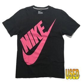 USED TEE ユーズド Tシャツ 『NIKE』ナイキ ビッグロゴ【pru0094-blk】