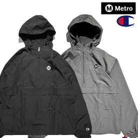 Metro Embroidered Champion Packable Jacket　メトロ オフィシャル ロゴ アノラック チャンピオン製【97271253】swmna