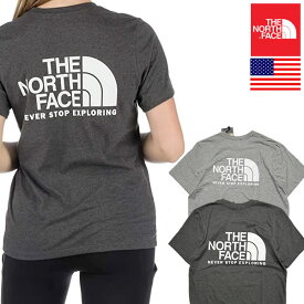 【訳アリアウトレット】The North Face USAモデル Women's Throwback Short Sleeve Tee ノースフェイス USAモデル レディース ハーフドムロゴ Tシャツ 【9411288698-darkgrey】