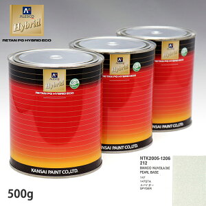 関西ペイント HB 調色 フィアット 212 BIANCO NUVOLA(M) カラーベース500g(希釈済) パールベース500g(希釈済)セット(3コート)