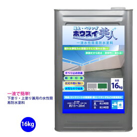 防水 塗料 一液 水性 簡易 / 屋上・ベランダ ボウスイ美人 16kg