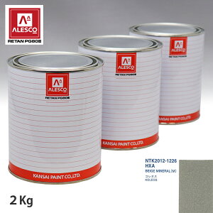 関西ペイント PG80 調色 ルノー HXA BEIGE MINERAL(M) 2kg(原液)